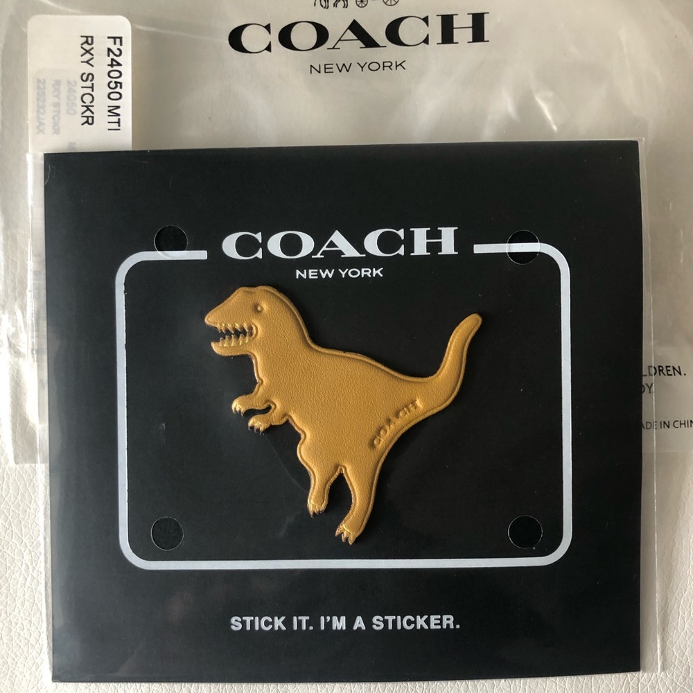 Coach Rexy Sticker NWT